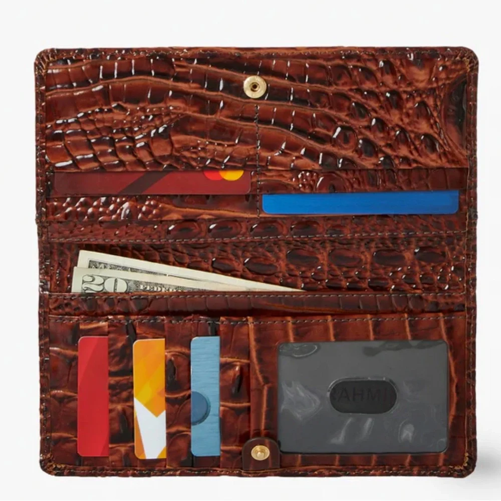 NWT🌺Brahmin Ady Wallet Sparkling Cider Barnard - Picture 6 of 10